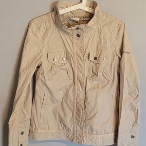 Women's Columbia Khaki Bomber Style Jacket Small